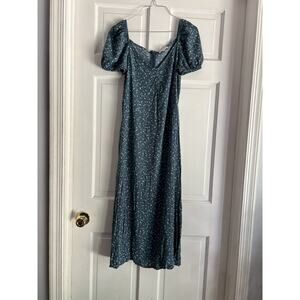 LOFT Outlet Women's Blue Short Sleeve Dress Size 2 C86